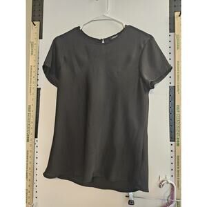 Express Black Short Sleeve Blouse
